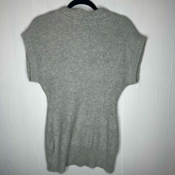 Elena Solano Angora Rabbit Hair Blend Short Sleeved Sweater Blouse Size Small - Picture 5 of 11